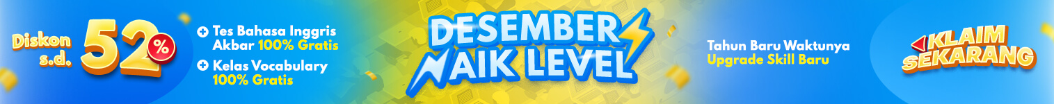 Daily Bahasa Inggris Promo